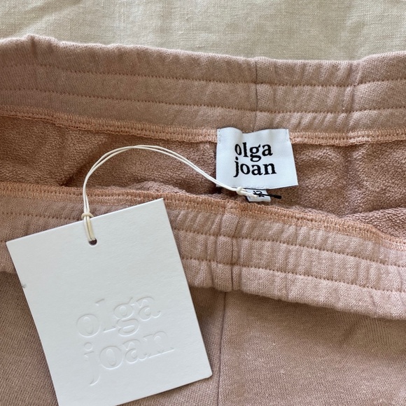 Olga Joan hemp ribbed tank and shorts in color Sepia - Picture 6 of 6